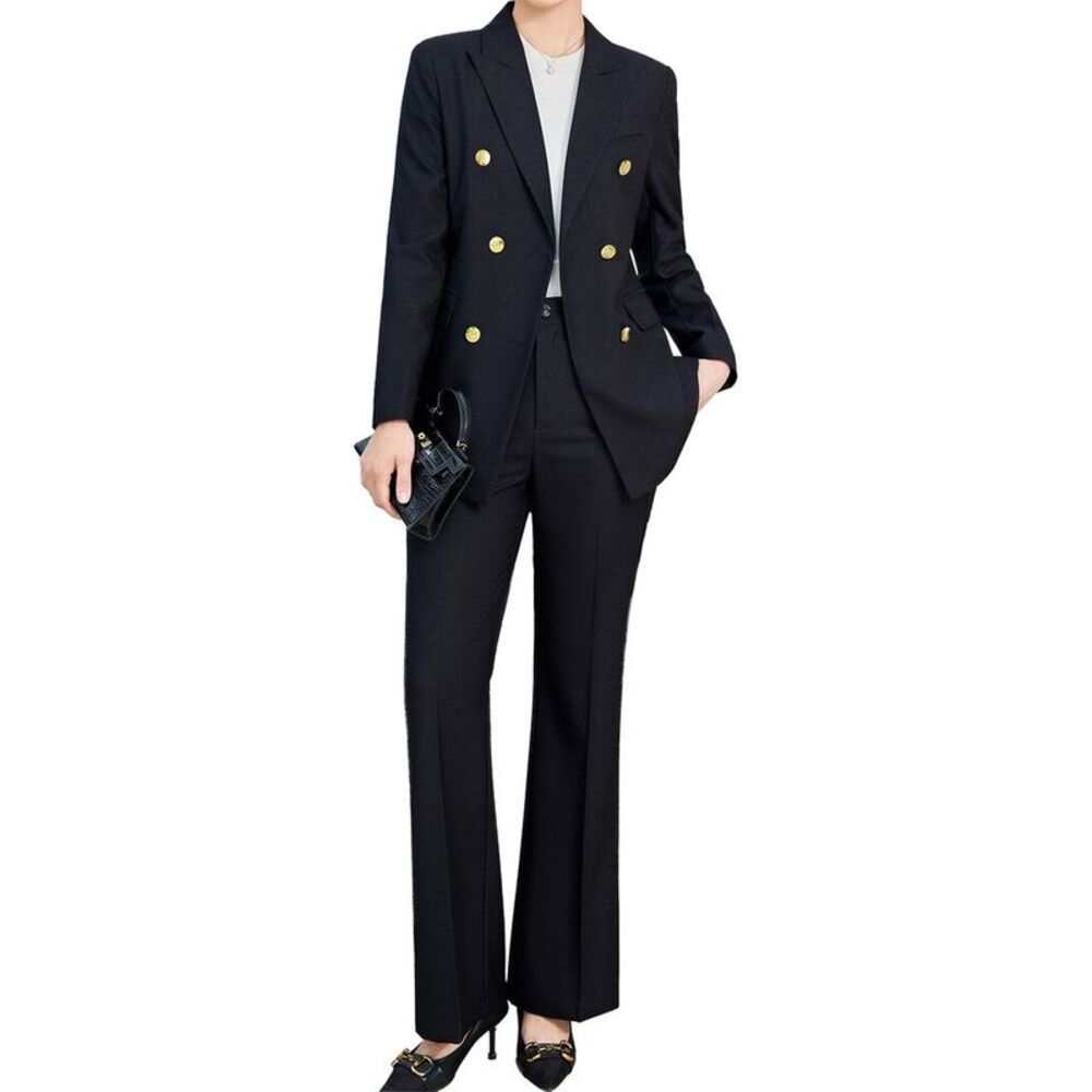Adelin May Womens  2Pc Jacket & Pant Set